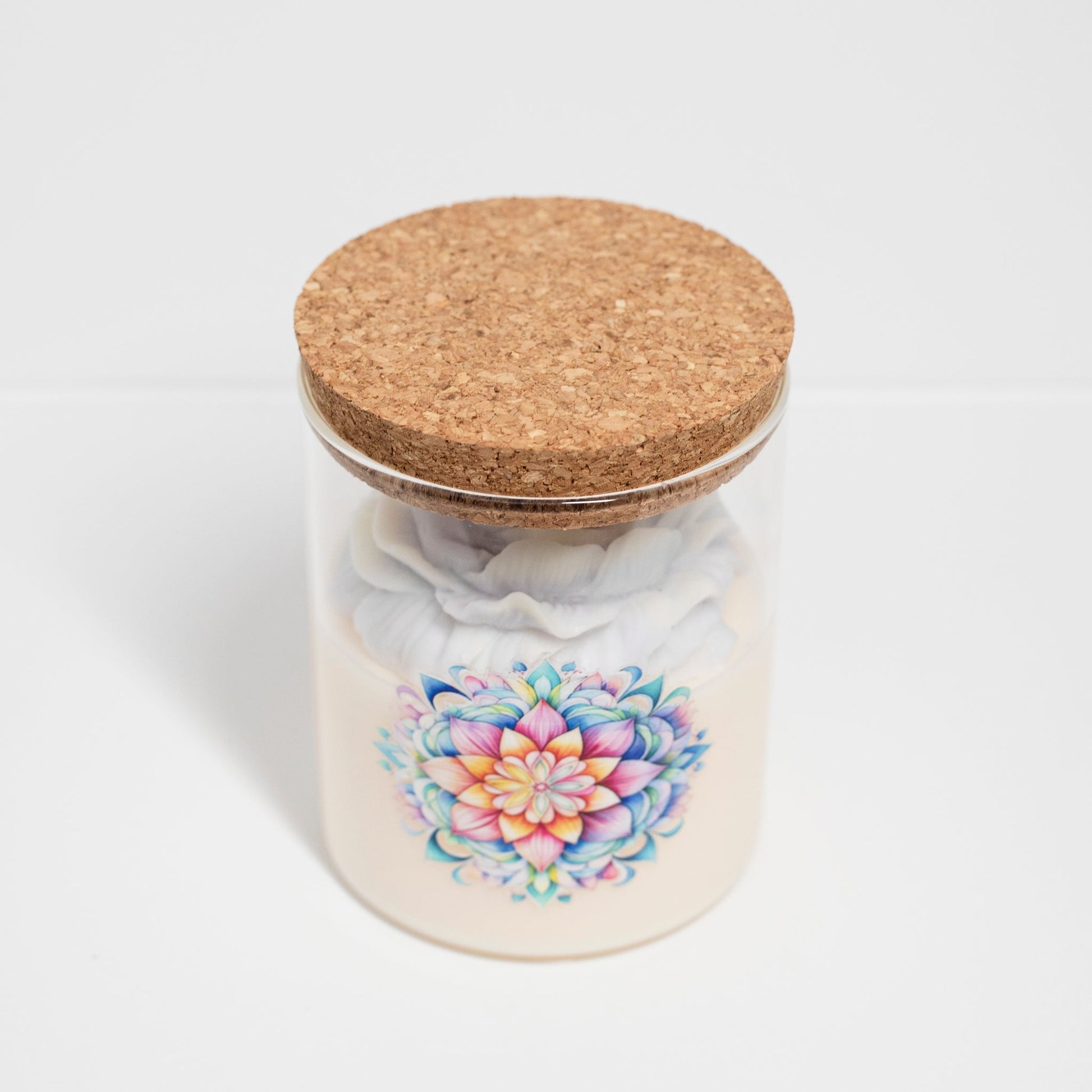 "Bliss' Collection Candle in big Jar, Jasmine, 400ml - Wonder Candles