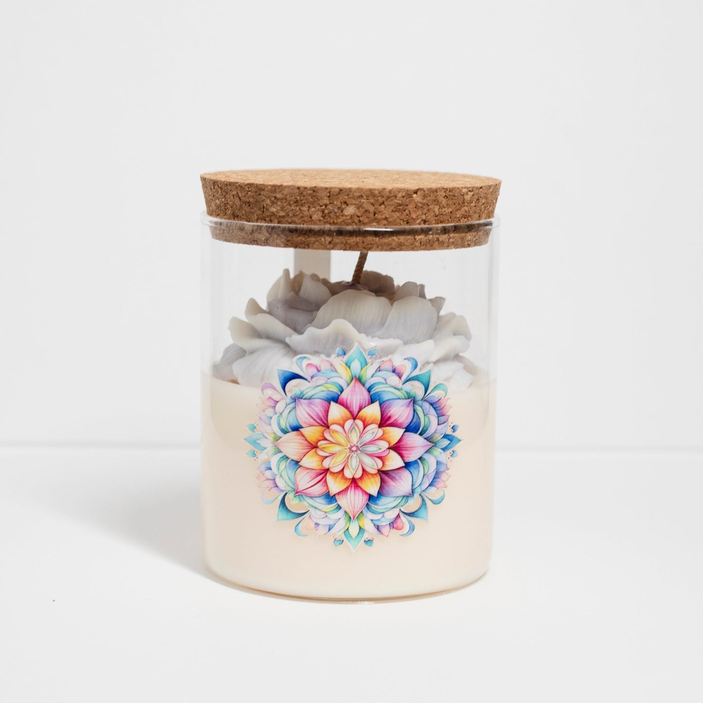 "Bliss' Collection Candle in big Jar, Jasmine, 400ml - Wonder Candles