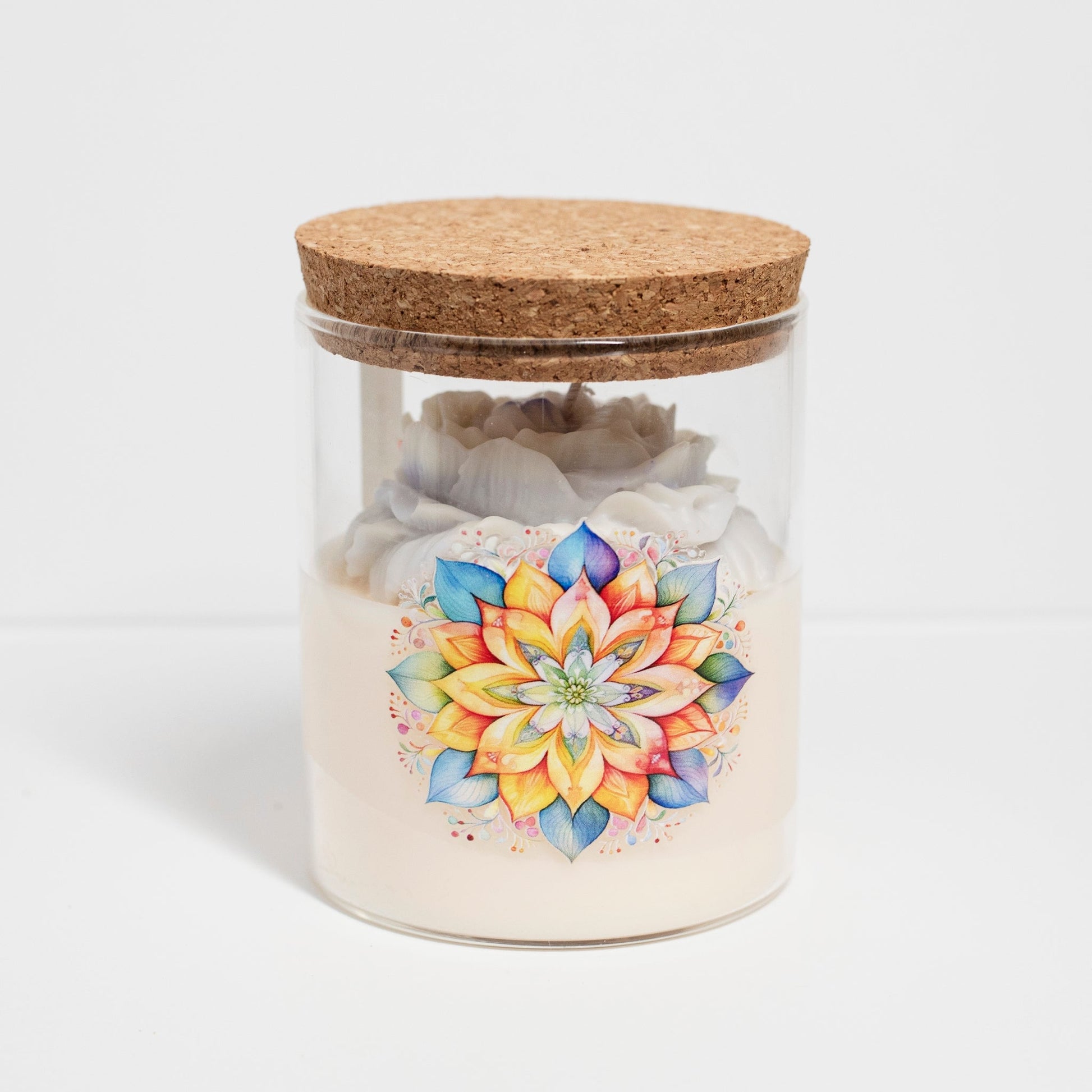 "Bliss' Collection Candle in big Jar, Jasmine, 400ml - Wonder Candles