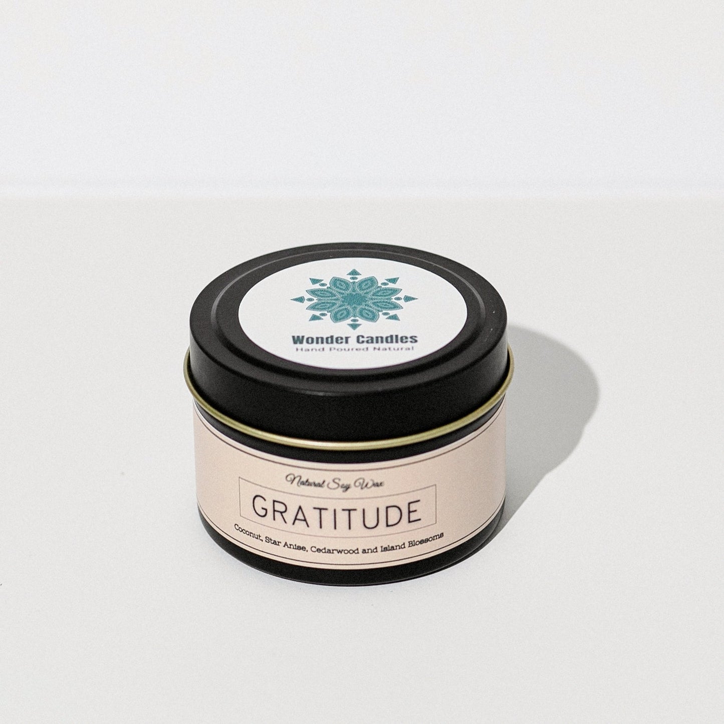 'Gratitude' Candle from 'Balance' Collection, Coconut with Cedarwood, 130ml - Wonder Candles