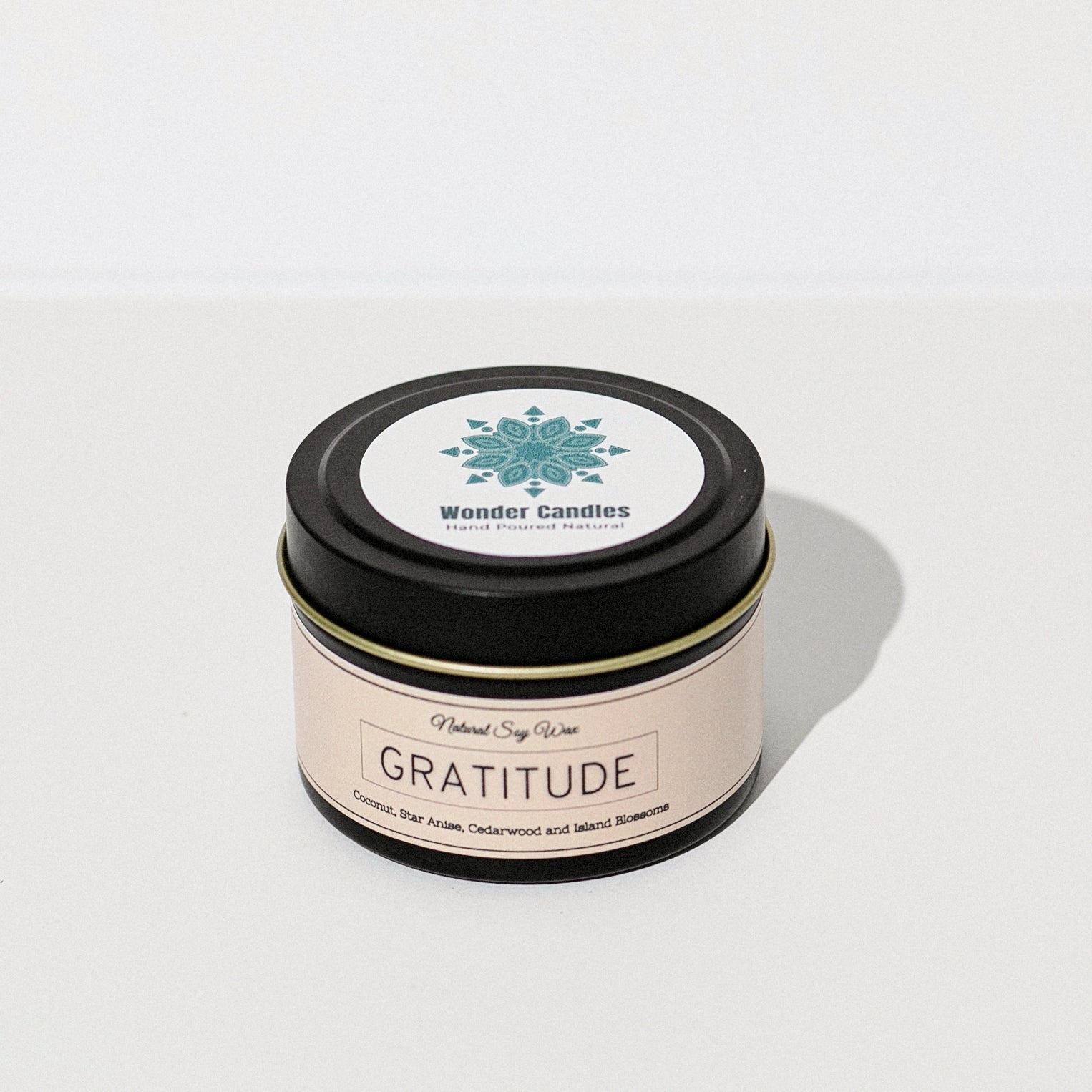 'Gratitude' Candle from 'Balance' Collection, Coconut with Cedarwood, 130ml - Wonder Candles