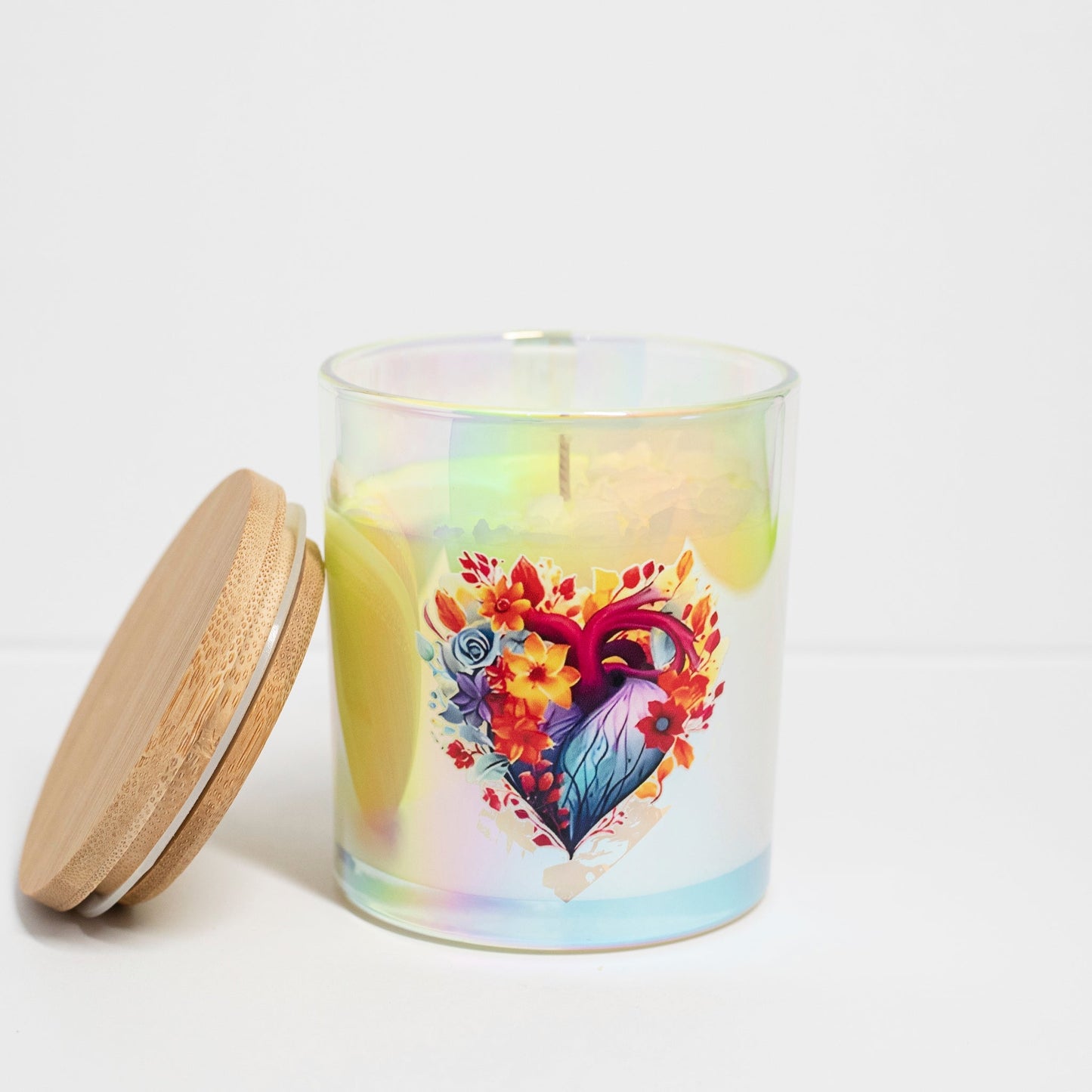 Heart Chakra Candle, Coconut with Lime, 300ml - Wonder Candles