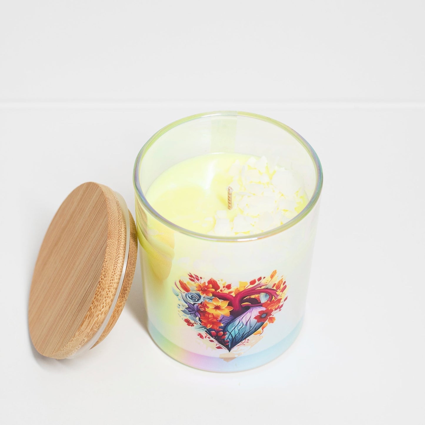 Heart Chakra Candle, Coconut with Lime, 300ml - Wonder Candles