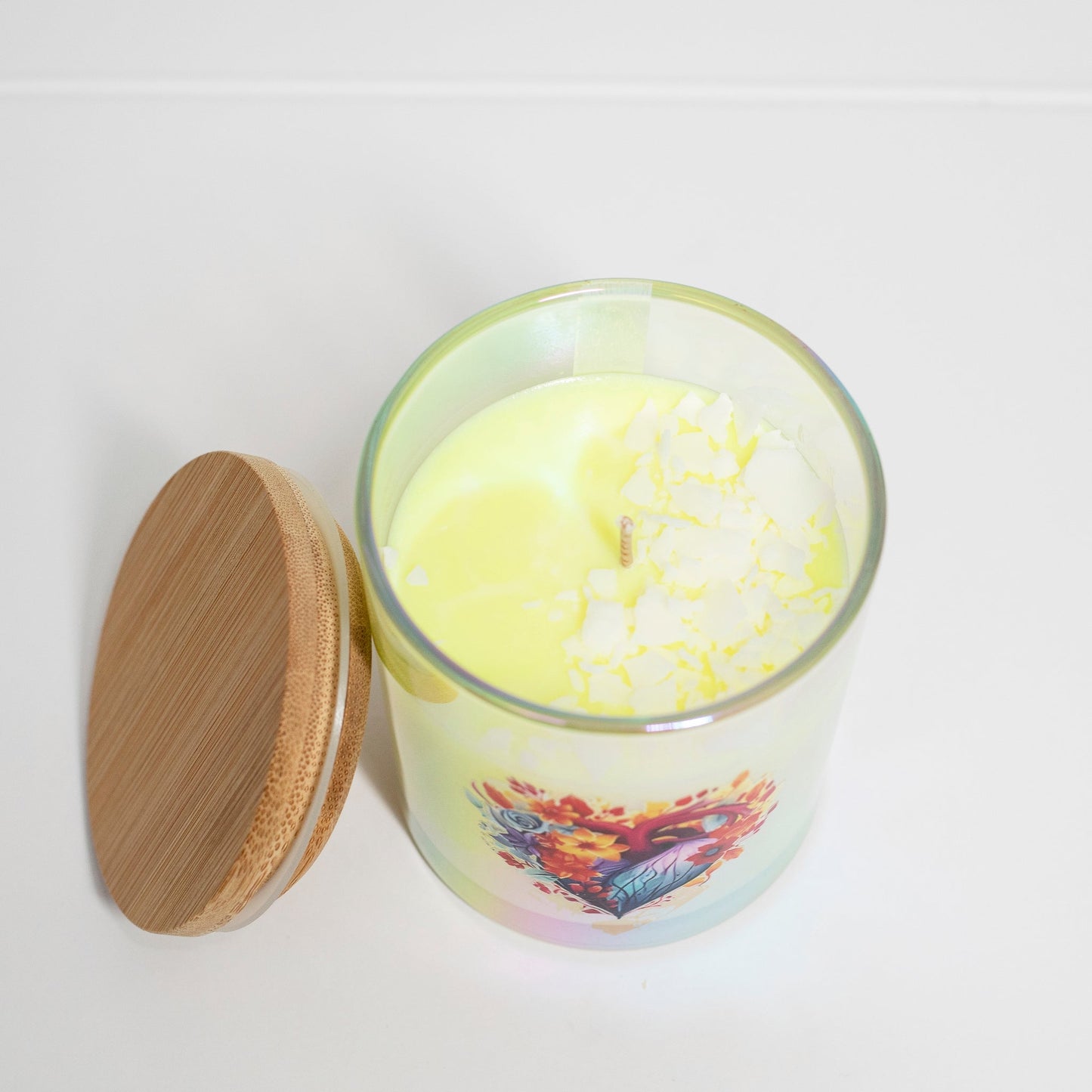 Heart Chakra Candle, Coconut with Lime, 300ml - Wonder Candles