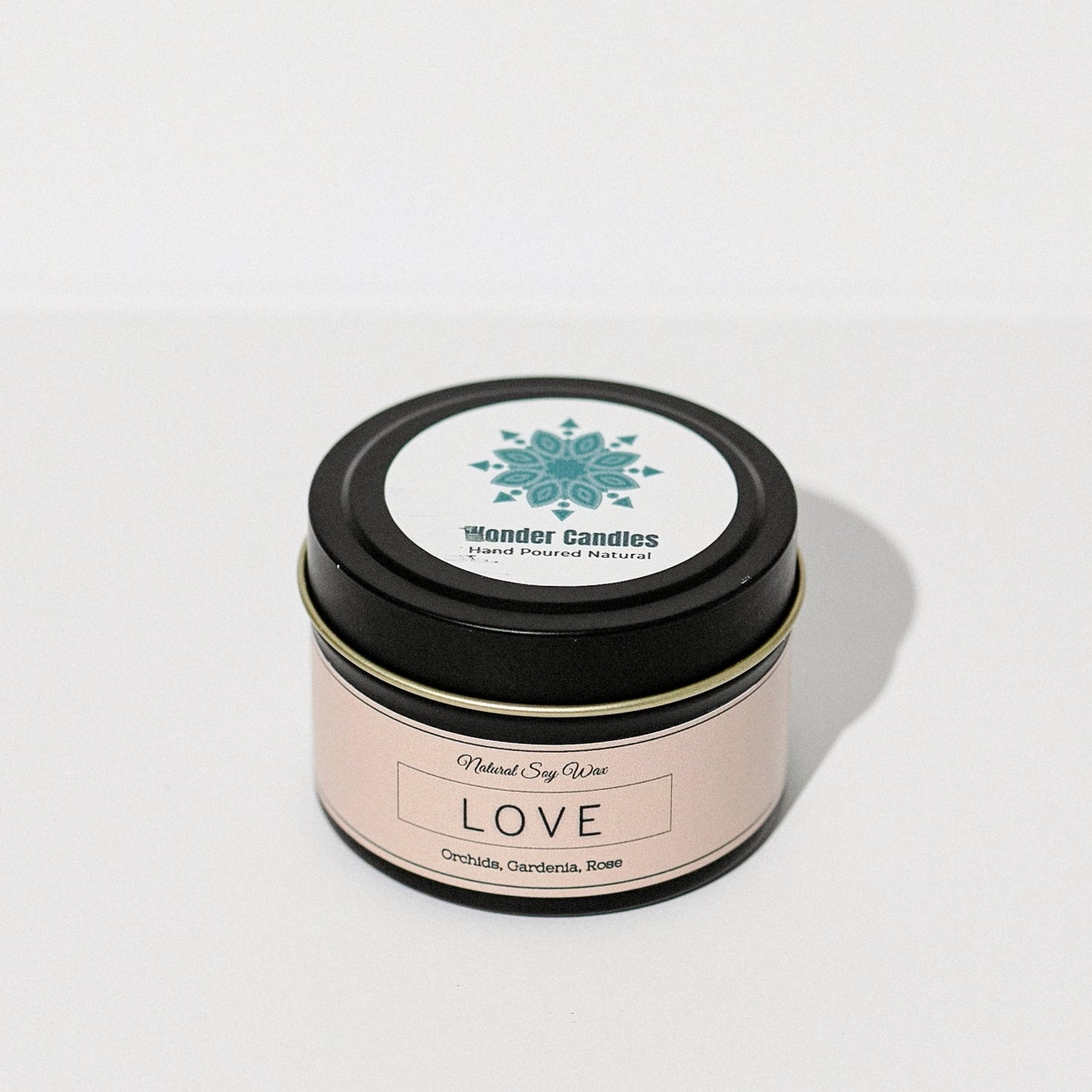 'Love' Candle from 'Balance' Collection, Rose, Orchids and Jasmine, 130ml - Wonder Candles