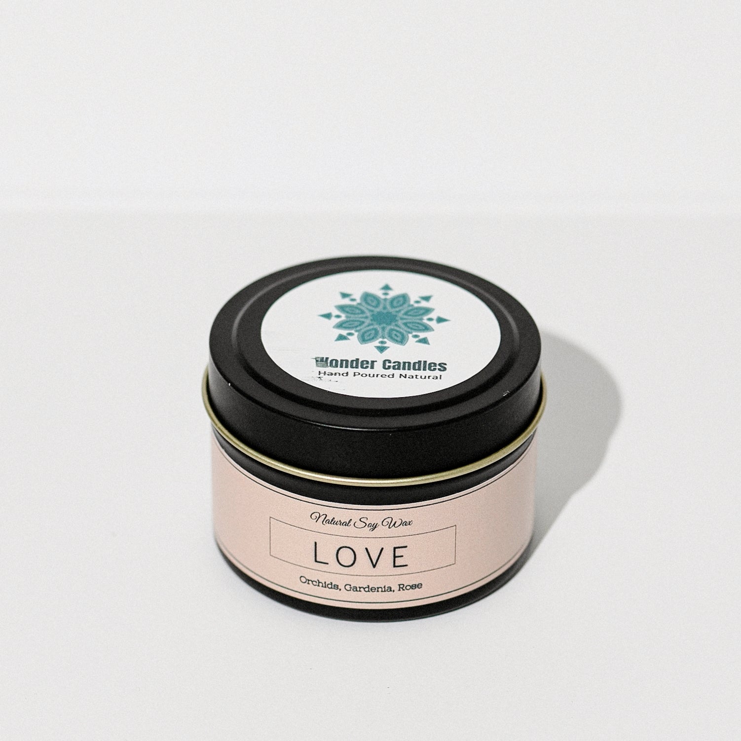 'Love' Candle from 'Balance' Collection, Rose, Orchids and Jasmine, 130ml - Wonder Candles