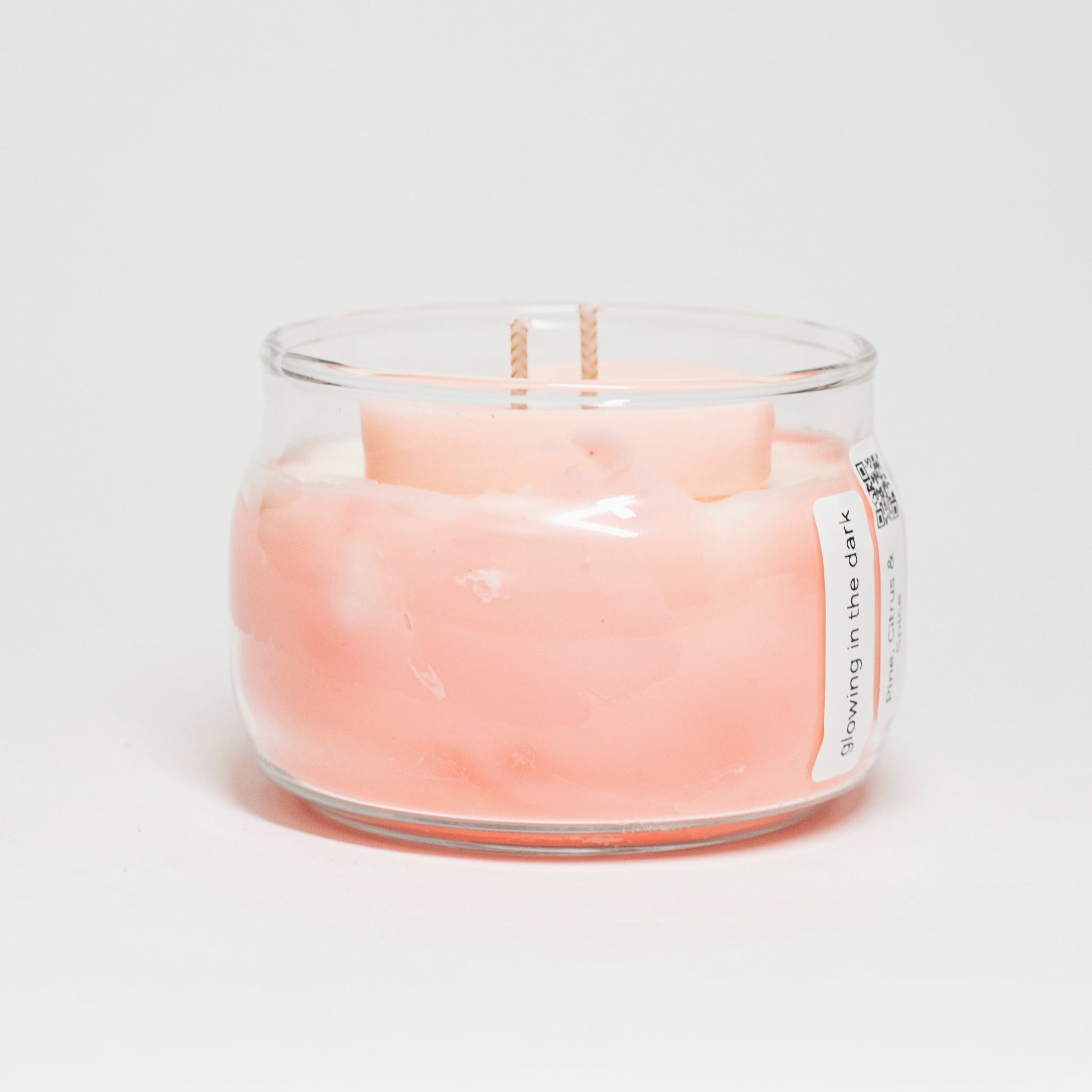 "Love" Candle, Glowing in the Dark, Lemon, 300ml - Wonder Candles