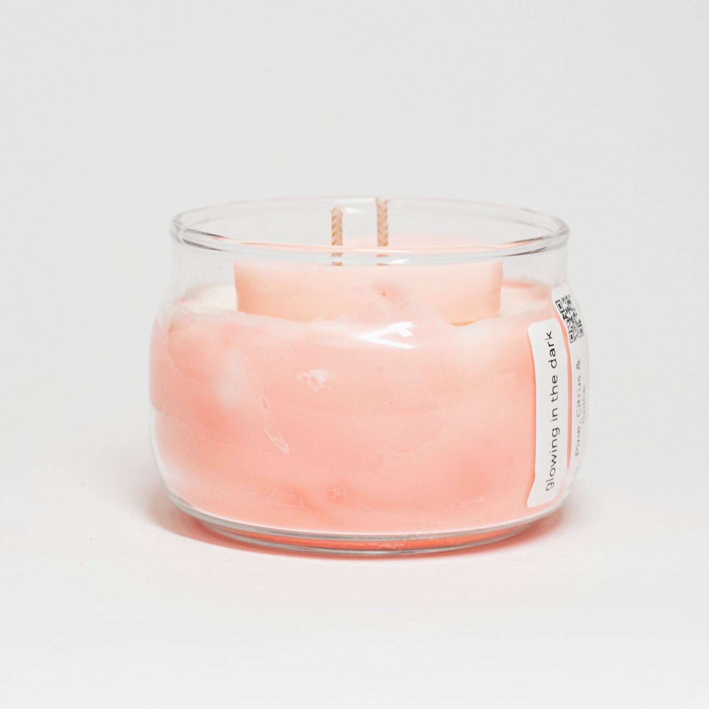"Love" Candle, Glowing in the Dark, Lemon, 300ml - Wonder Candles