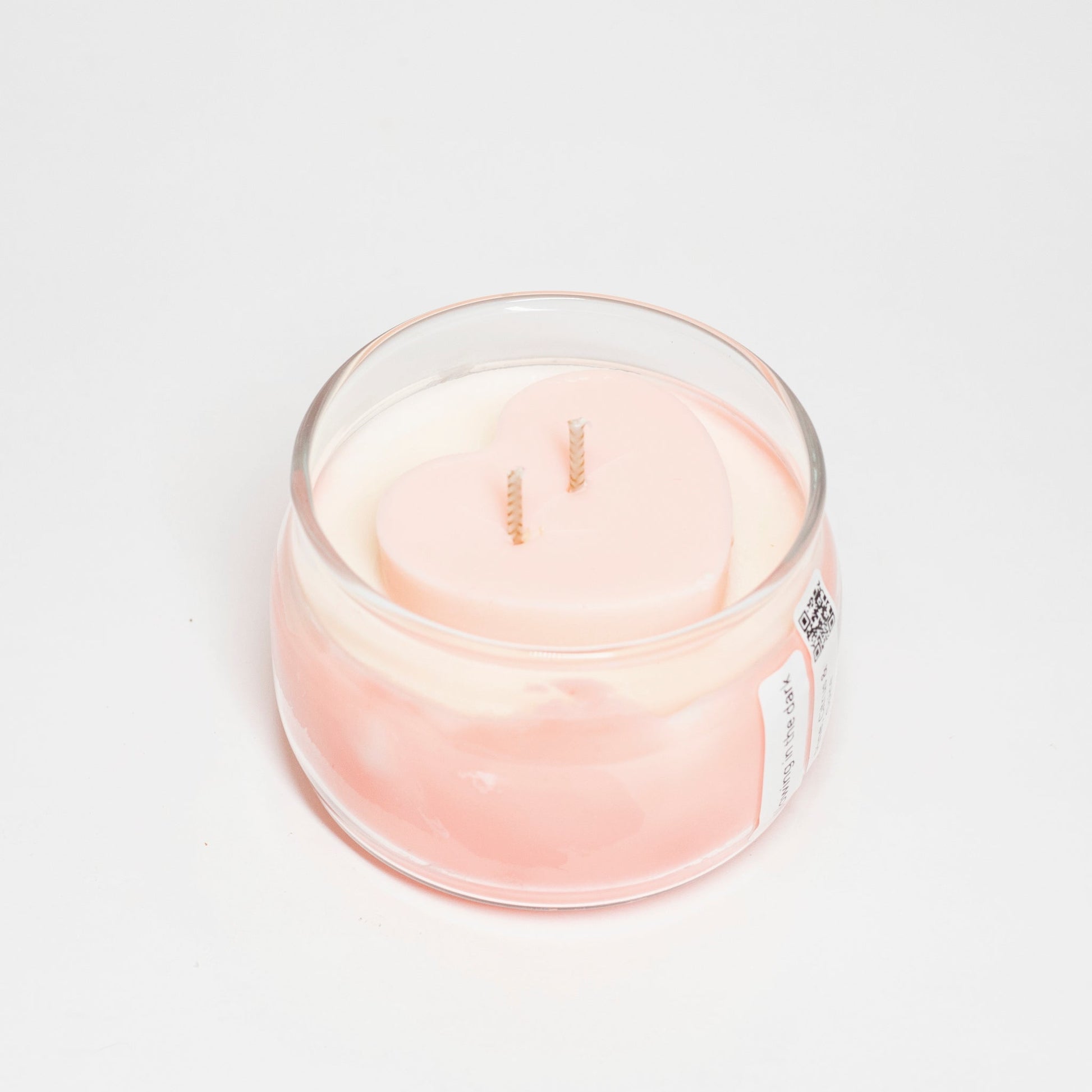 "Love" Candle, Glowing in the Dark, Lemon, 300ml - Wonder Candles