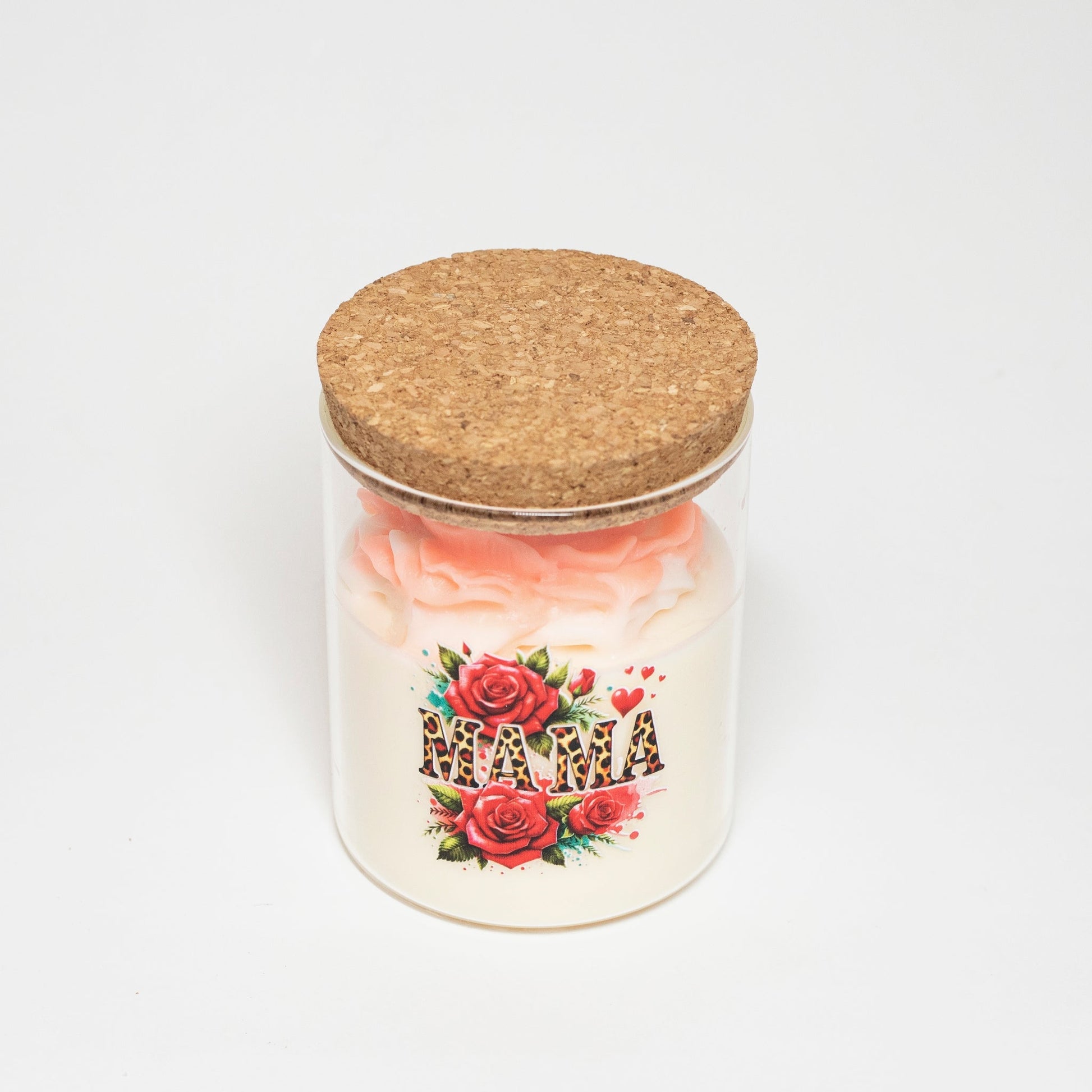 "Mom" Candle, Glowing in the Dark, 380 ml, Cherry and Lemon - Wonder Candles