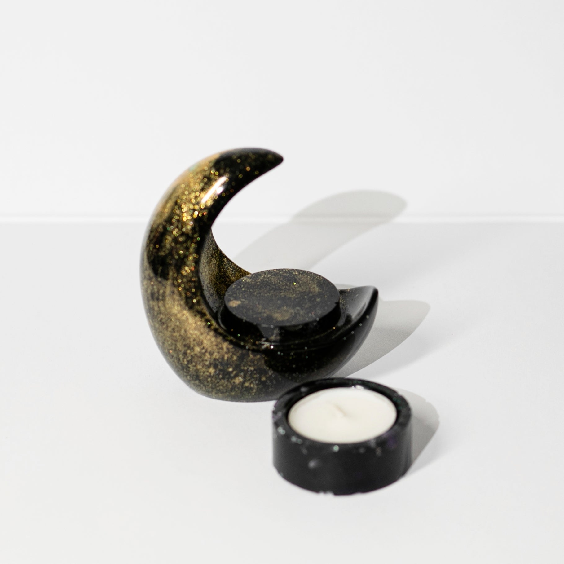 Moon Tea light Holder 2 - piece Set - Wonder Candles