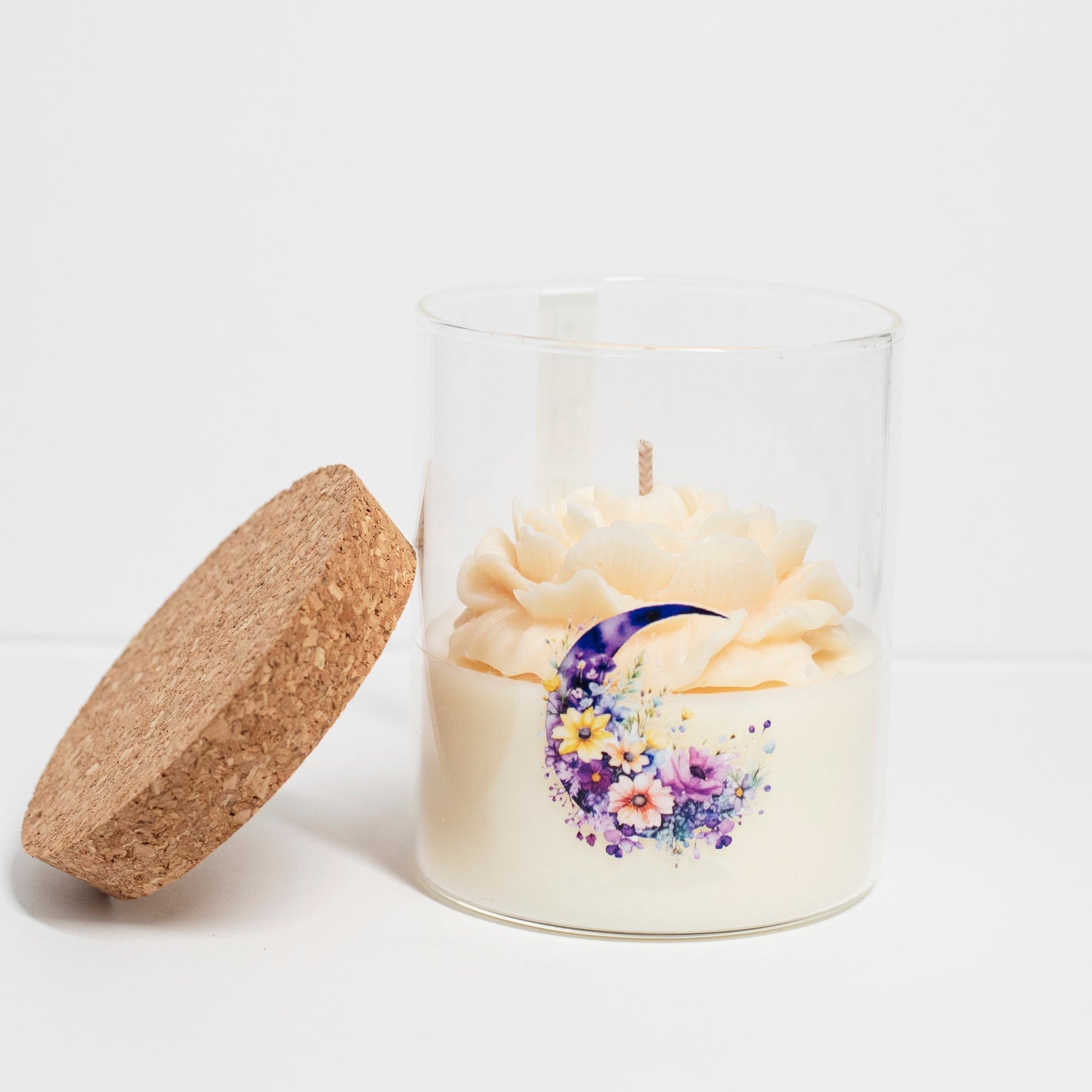 'Moonlight' Collection Candle in big Jar, Citrus with Sage, 280ml - Wonder Candles