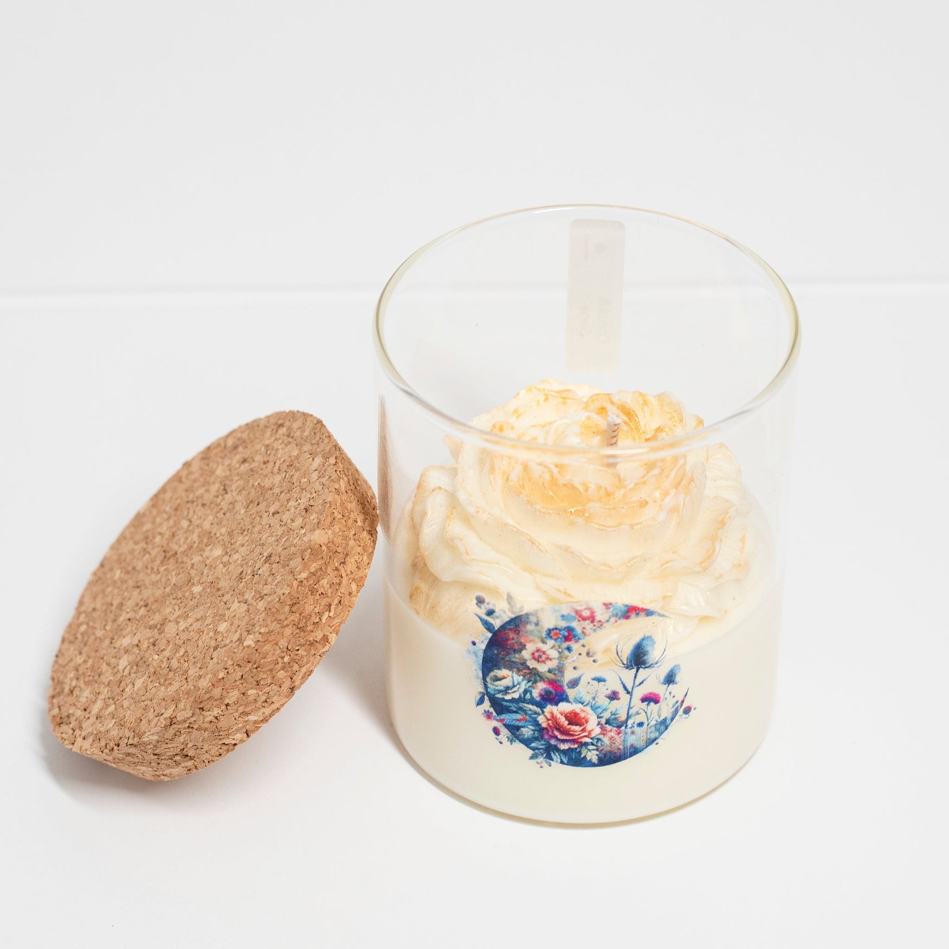 'Moonlight' Collection Candle in big Jar, Citrus with Sage, 280ml - Wonder Candles