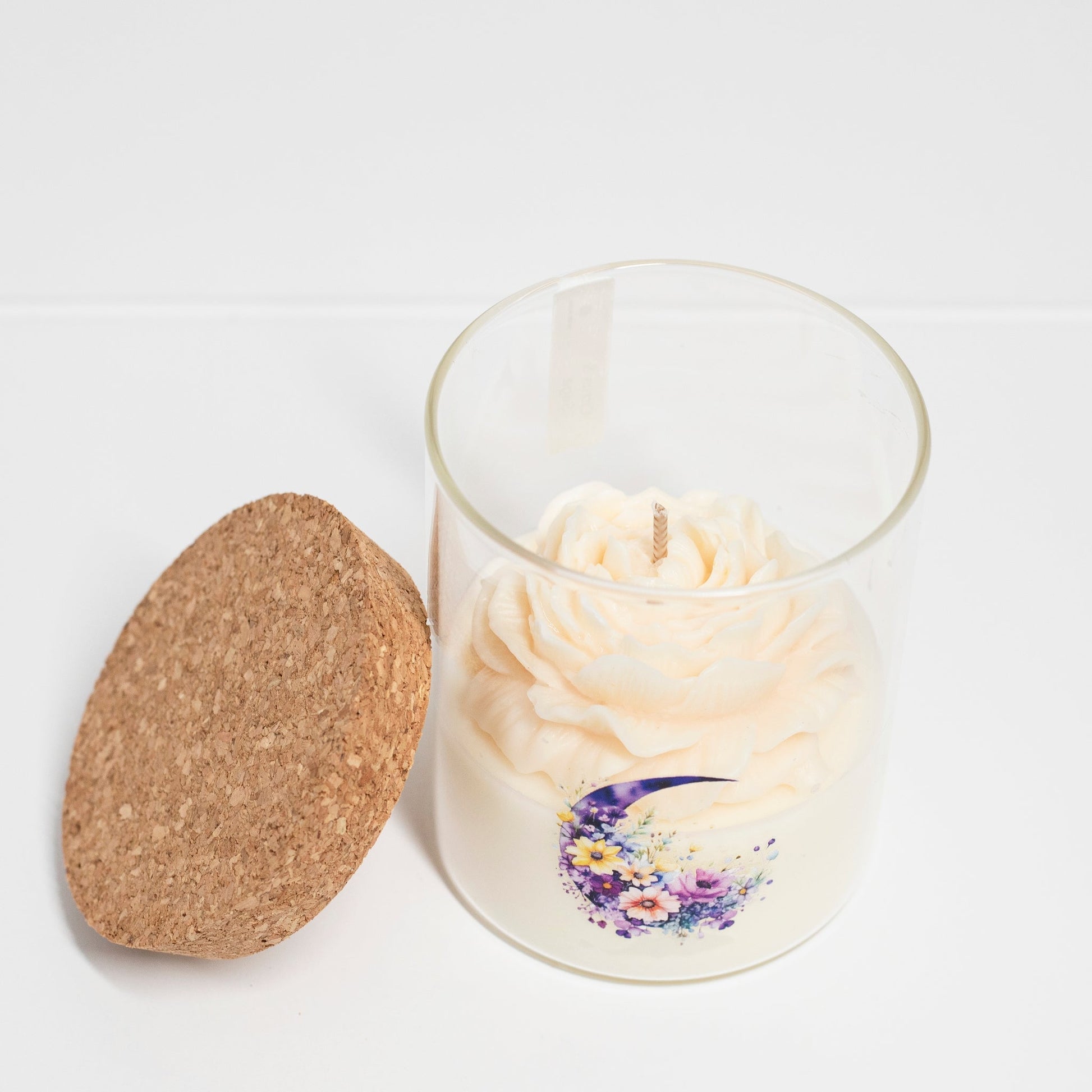 'Moonlight' Collection Candle in big Jar, Citrus with Sage, 280ml - Wonder Candles