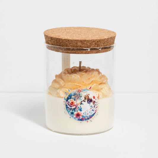 'Moonlight' Collection Candle in big Jar, Citrus with Sage, 280ml - Wonder Candles