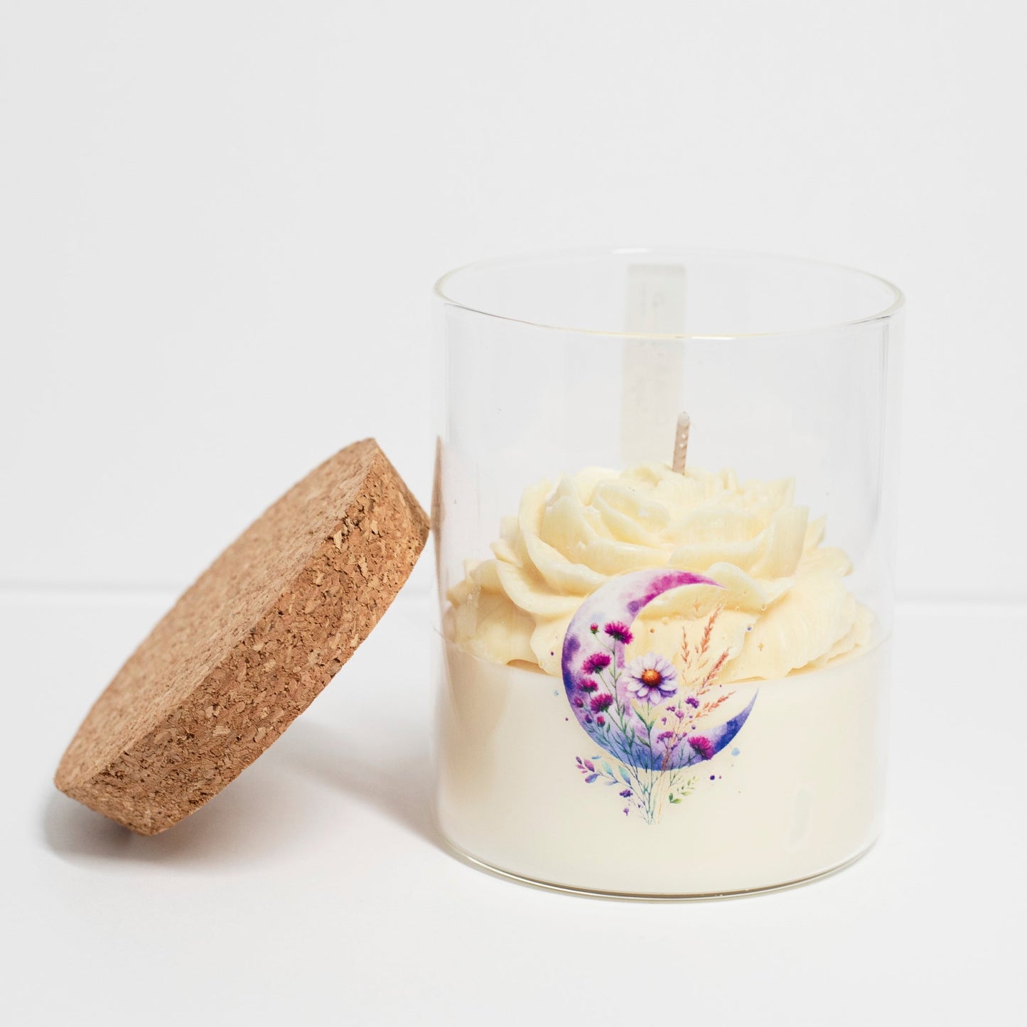 'Moonlight' Collection Candle in big Jar, Citrus with Sage, 280ml - Wonder Candles