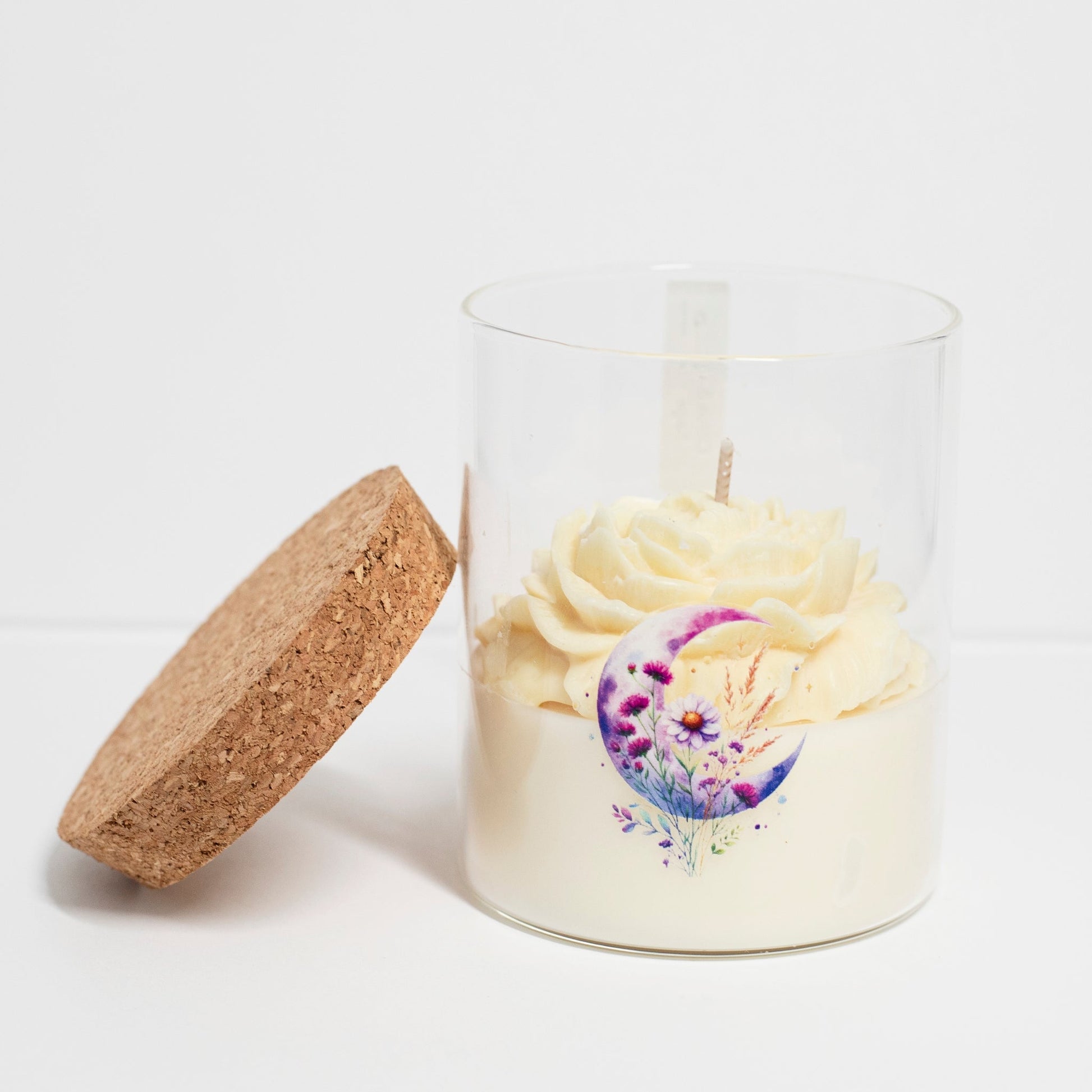 'Moonlight' Collection Candle in big Jar, Citrus with Sage, 280ml - Wonder Candles