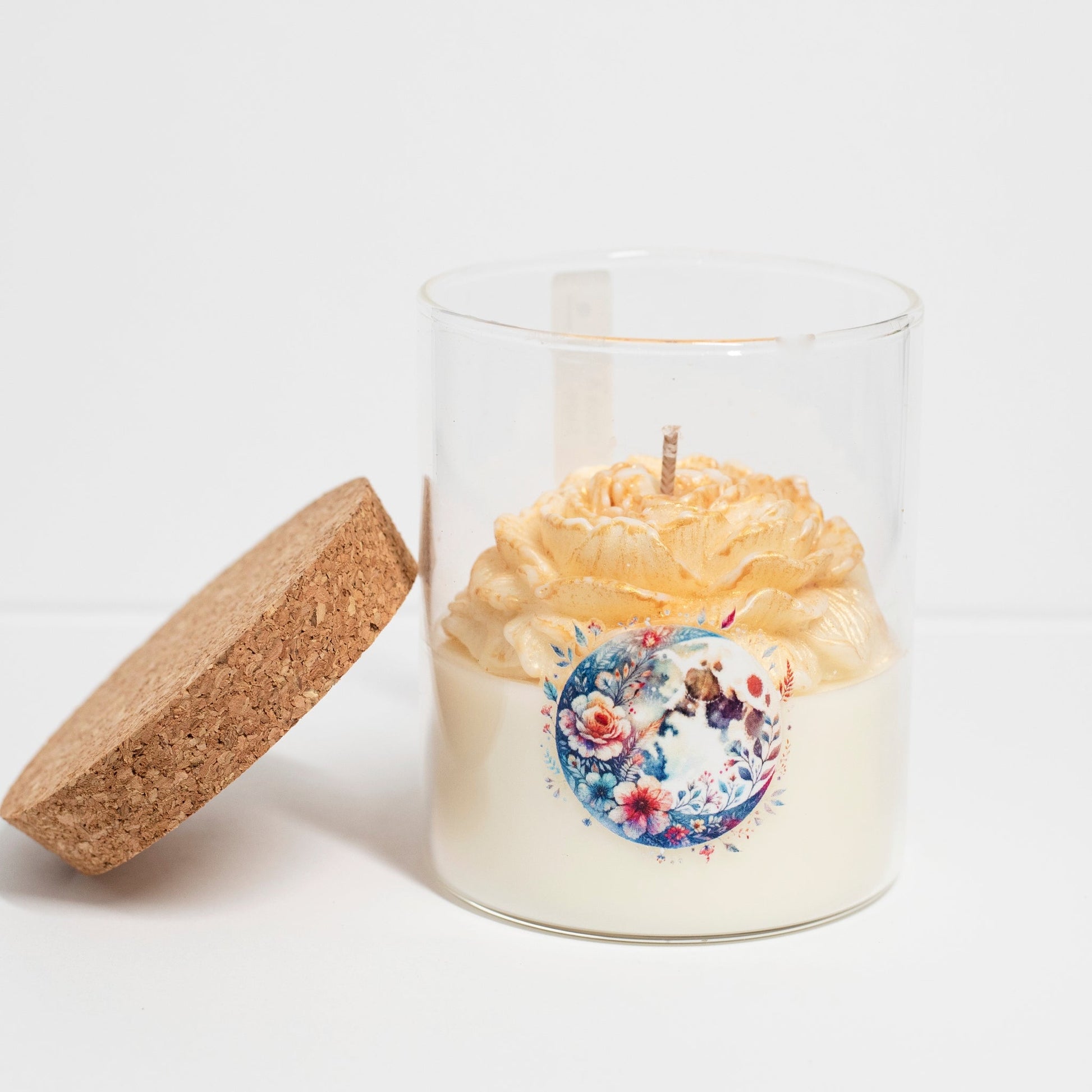 'Moonlight' Collection Candle in big Jar, Citrus with Sage, 280ml - Wonder Candles