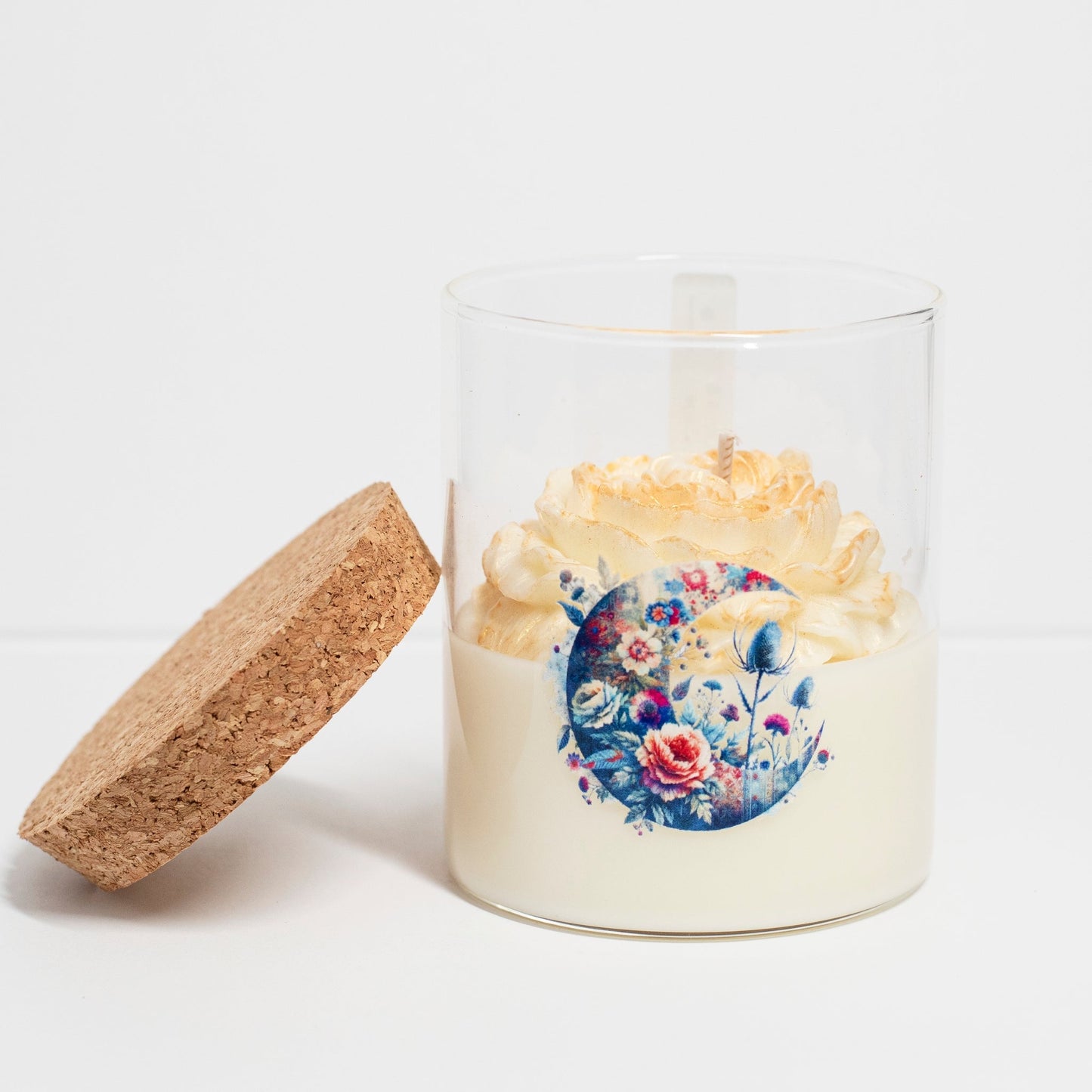 'Moonlight' Collection Candle in big Jar, Citrus with Sage, 280ml - Wonder Candles