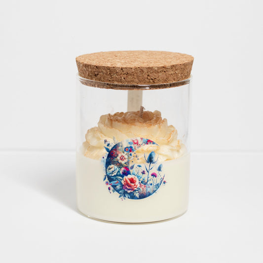 'Moonlight' Collection Candle in big Jar, Citrus with Sage, 280ml - Wonder Candles