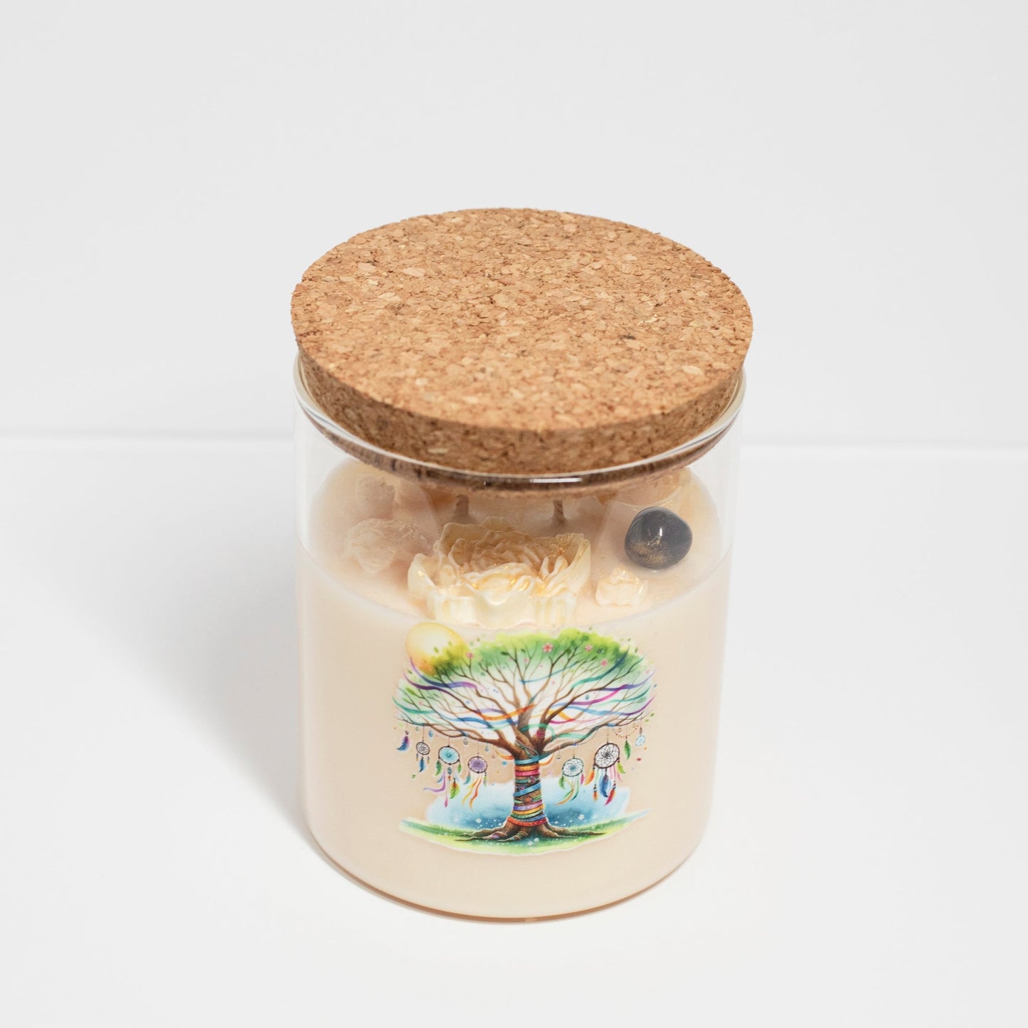 ‘Peace’ Collection Candle in Big Jar, Apple with Cinnamon, 380ml - Wonder Candles