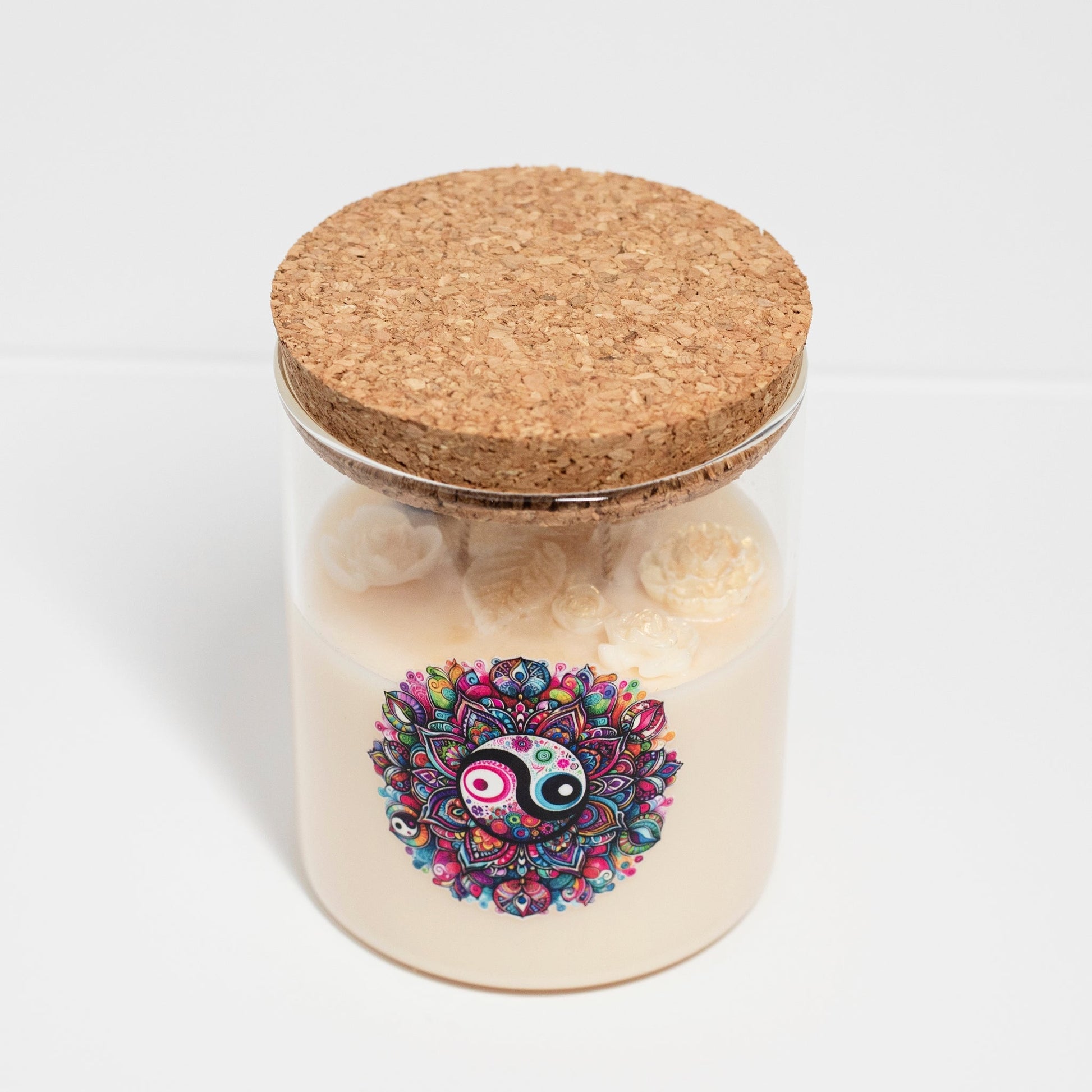 ‘Peace’ Collection Candle in Big Jar, Minty Chocolate, 380ml - Wonder Candles