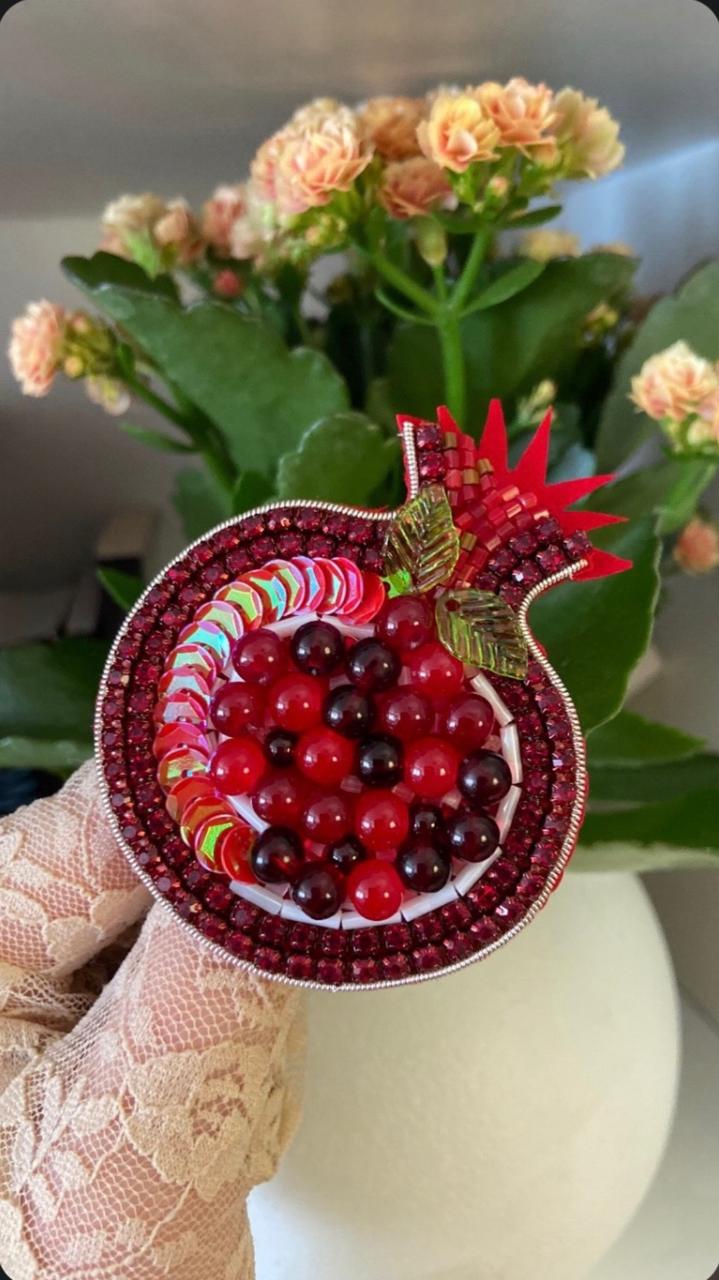 Pomegranate Brooch Pin
