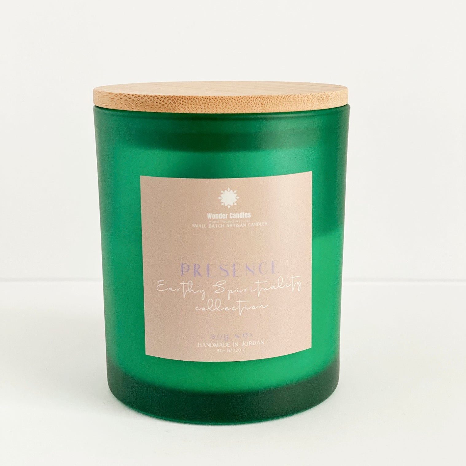 'Presence' Candle with Fluoride Crystal, Lavender & Lemon, 370ml - Wonder Candles