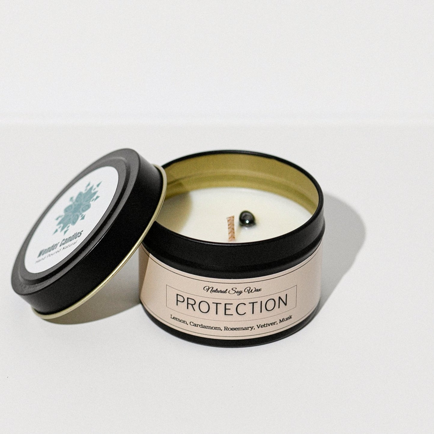 'Protection' Candle from 'Balance' Collection, Citrus with Spice and Musk, 130ml - Wonder Candles
