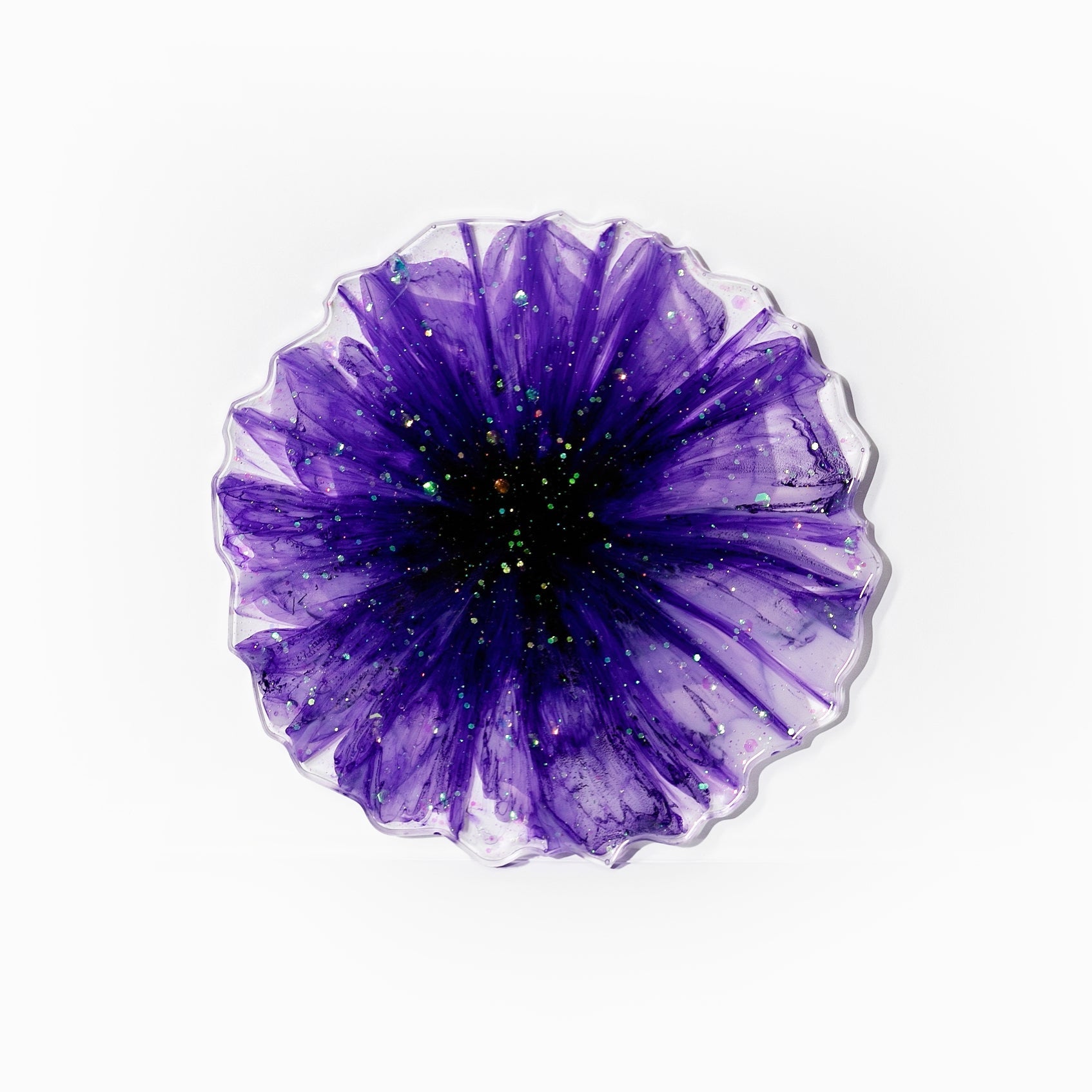 Resin Coaster, Double - sided, Lavender Collection - Wonder Candles