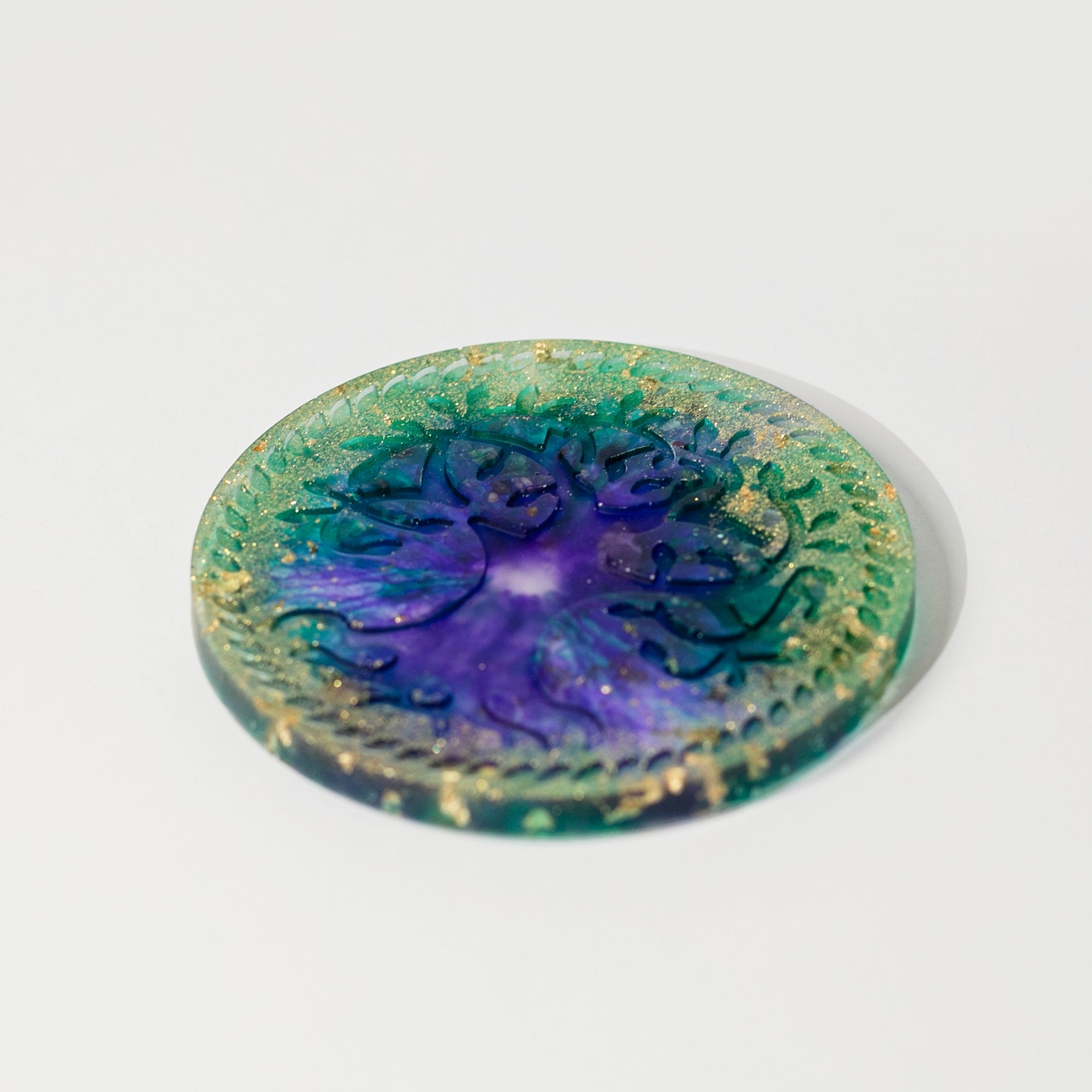 Resin Coaster, Tree of Life - Wonder Candles