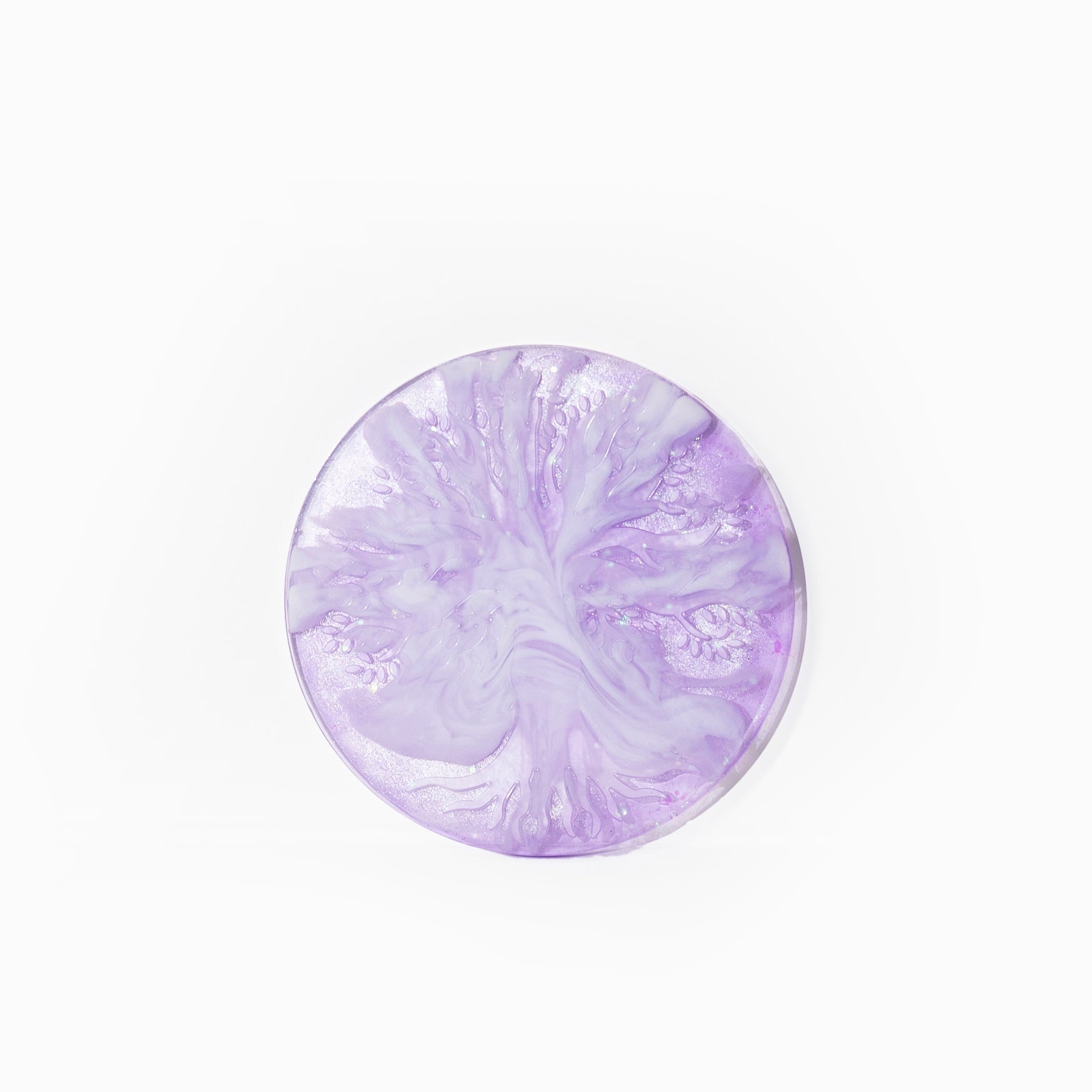 Resin Coaster, Tree of Life, Lavender Collection - Wonder Candles