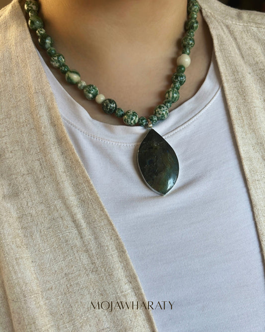 Green Jasper Necklace